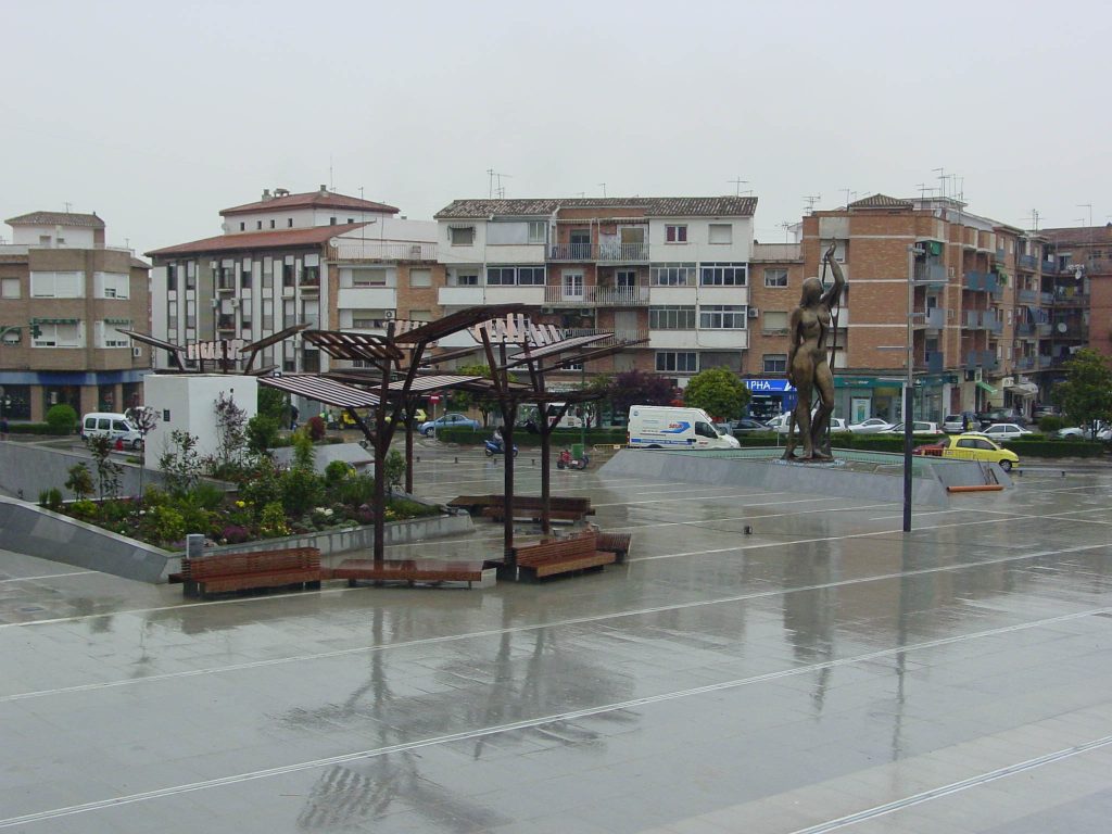 Remodelación de la Plaza de la Constitución y el Paseo de Extremadura.